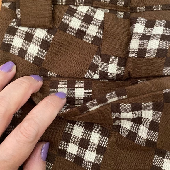 Bogey Boys The Best Pant Brown Patchwork Plaid Golf Pants Men’s Size 30 NEW - Picture 7 of 9